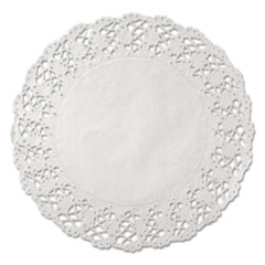 Kenmore Lace Doilies, Round, 16 1/2&quot;, White - C-KENMORE