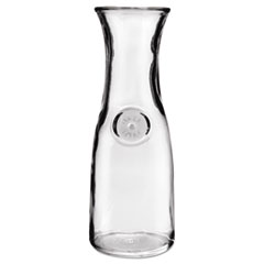 Glass Carafe, 1/2 Liter, Clear - 1/2 L/16.9 OZ