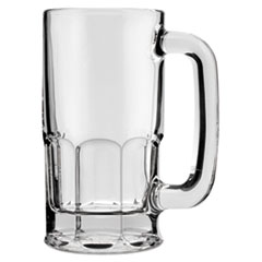 Classic Beer Mug, Glass, 12 oz, Clear - 12 OZ. MUG BEER