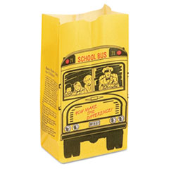 SOS Bakery Bag Dubl Wax?, 13lb, Black, Red, Yellow -