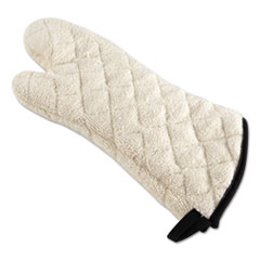 Heavy Terry Oven Mitt, 17&quot;, Natural Color, One Size Fits