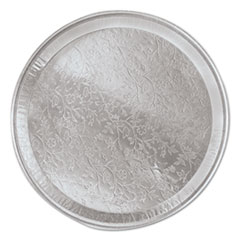 Aluminum Embossed Tray,
Round, 12 in - 12&quot; ROUND
SERVING TRAY25/CASE