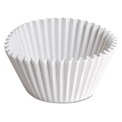 Fluted Bake Cups, 1 7/8&quot; x 1 7/8&quot; x 2 1/4&quot;, White -