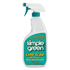 Lime Scale Remover &amp;
Deodorizer, Wintergreen,
32oz, Bottle - C-SIMPLE GREEN
12/32 OZ LIMESCALE REMOVER