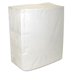 D?cor Dinner Napkins, 2-Ply, White, 8.38 x 7.38, 150/Pack