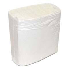 D?cor Dinner Napkins, 1-Ply, White, 8.38 x 8.5, 250/Pack -