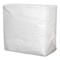 Horizon Dinner Napkins, 3-Ply, 8.38 x 7.38, White,