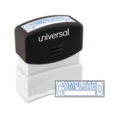Message Stamp, COMPLETED,
Pre-Inked/Re-Inkable, Blue
Ink - STAMP,COMPLETED,BE