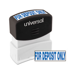Message Stamp, for DEPOSIT
ONLY, Pre-Inked/Re-Inkable,
Blue - STAMP,FOR DPST ONLY,BE