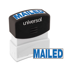 Message Stamp, MAILED,
Pre-Inked/Re-Inkable, Blue -
STAMP,MAILED,BE