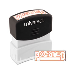 Message Stamp, POSTED,
Pre-Inked/Re-Inkable, Red -
STAMP,POSTED,RD