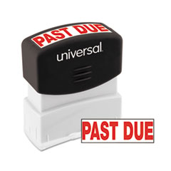Message Stamp, PAST DUE,
Pre-Inked/Re-Inkable, Red -
STAMP,PAST DUE,RD