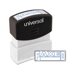 Message Stamp, FAXED,
Pre-Inked/Re-Inkable, Blue -
STAMP,PREINK,FAXED,BE