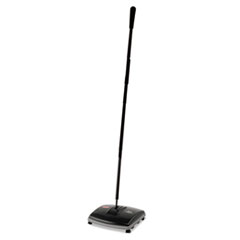 Floor &amp; Carpet Sweeper, Plastic Bristles, 44&quot; Handle,