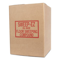 Oil-Based Sweeping Compound, Grit-Free, 100lbs, Box -