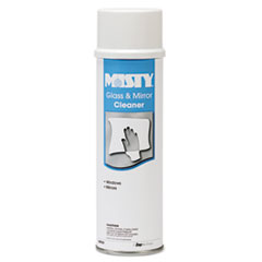 Glass &amp; Mirror Cleaner w/Ammonia, 19 oz. Aerosol Can