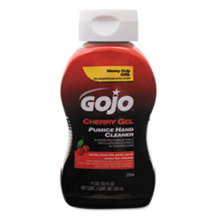 Cherry Gel Pumice Hand Cleaner, 10 oz Bottle - GOJO