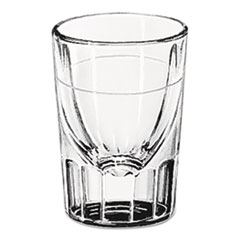 Whiskey Service Glasses, Fluted Shot Glass, 1-1/4 oz,