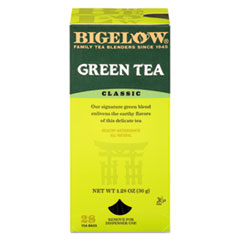 Single Flavor Tea, Green, 28 Bags/Box - TEA,BIGELOW GREEN