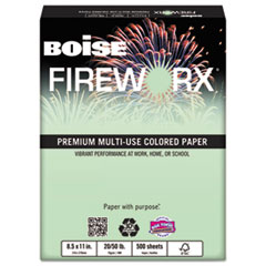 FIREWORX Colored Paper, 20lb, 8-1/2 x 11, Popper-mint