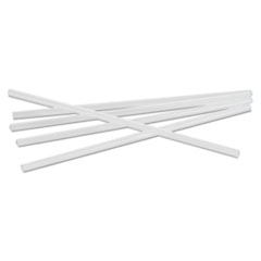 Jumbo Straws, 7 3/4&quot;, Plastic, Translucent,