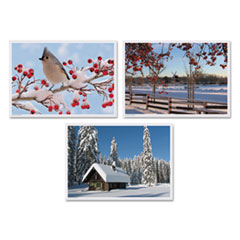 Winter Multi-Pack Placemats, 10 x 14, Three Different