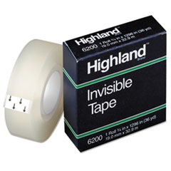 Invisible Permanent Mending Tape, 3/4&quot; x 1296&quot;, 1&quot; Core,