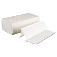 Multifold Paper Towels, Bleached White, 9 x 9 9/20 -