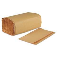 Singlefold Paper Towels, Brown Kraft, 9 x 9 9/20 -