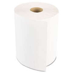 Hardwound Paper Towels, Nonperforated 1-Ply White,