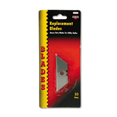 Heavy-Duty Utility Knife Blades, 10/Pack - BLADE,