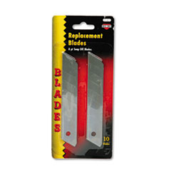 Snap Blade Utility Knife Replacement Blades, 10/Pack -