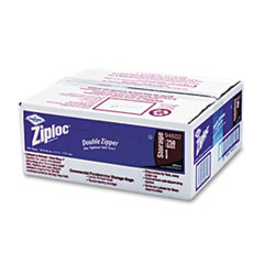 Double Zipper Bags, Plastic,
1 gal, 1.75 mil, Clear
w/Write-On Panel - C-ZIPLOC 1
GALLON STORAE BAGS 250/1.75MIL