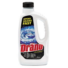 Liquid Drain Cleaner, 32 oz Safety Cap Bottle - C-DRANO