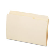 Essentials File Folders, 1/3 Cut Top Tab, Legal, Manila,