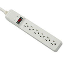 Basic Home/Office Surge Protector, 6 Outlets, 15ft