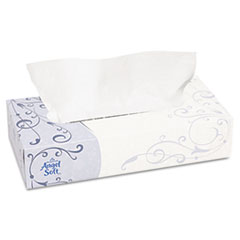 Premium Facial Tissue, Flat Box, White -