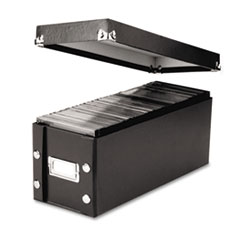 CD Storage Box, Holds 60 Slim/30 Std. Cases -