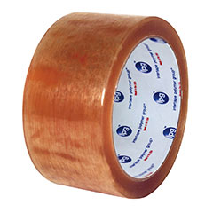 48MM X 100M CLEAR NATURAL RUBBER POLY TAPE