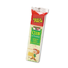 Sandwich Cracker, Club &amp; Cheddar, 8 Cracker Snack Pack
