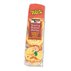 Sandwich Crackers, Peanut Butter, 8 Cracker Snack Pack