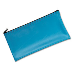 Leatherette Zippered Wallet, Leather-Like Vinyl, 11w x 6h,