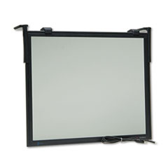 Executive Flat Frame Monitor Filter, 16&quot;-19&quot; CRT, Black -