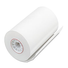 Single-Ply Thermal Cash Register/POS Rolls, 3-1/8&quot; x