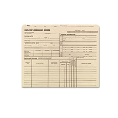 Employee Record Jackets, 11 3/4 x 9 1/2, 11 Point Manila