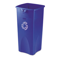 Untouchable Recycling Container, Square, Plastic,