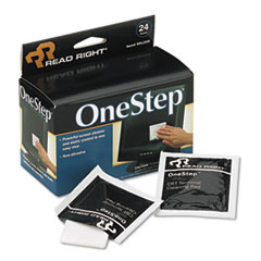 OneStep Screen Cleaner, 5 x
5, 24/Box - WIPES,ONE
STEP,24EA/BX