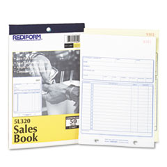 Sales Book, 5 1/2 x 7 7/8, Carbonless Duplicate, 50