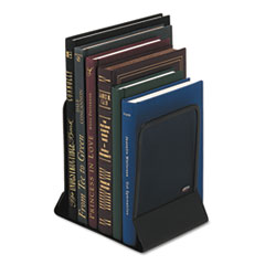 Mesh Bookends, Steel, 5 1/4 x 6 1/4 x 5, Steel, Black -