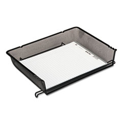 Nestable Mesh Stacking Side Load Letter Tray, Wire, Black